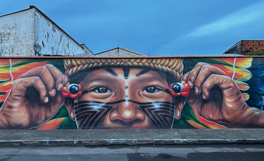 Arte urbana transforma Parintins em galeria de artes a céu aberto